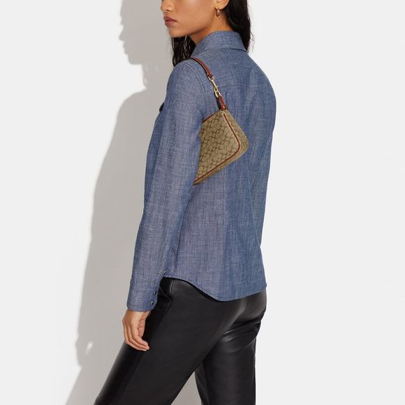 NWT Coach Outlet Nolita 19 In Colorblock Micro Signature Canvas - Picture 4 of 6